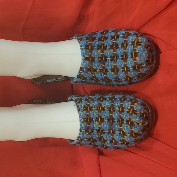 Nine West Knit Platform Clog Mule - Sz 8M - Picture 3 of 11